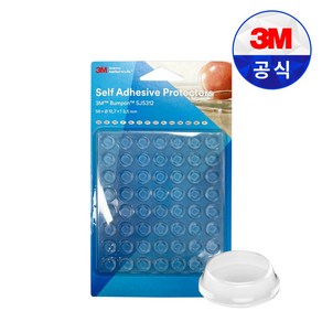 3M 범폰 SJ5312 투명 원형 블리스터팩 56개입, 1개