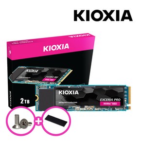 키오시아 EXCERIA PRO NVMe SSD Gen4 2TB + NVMe방열판