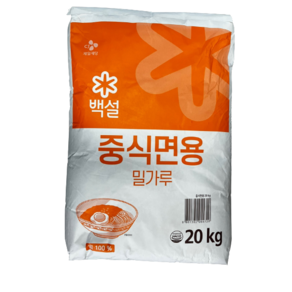 백설 중화면용 밀가루 20kg 중식 업소용, 1개