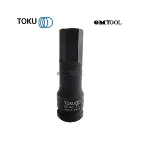 TOKU 도쿠 임팩헤드복스 1/2인치 17mm 임팩용 육각비트소켓 비트복스, 1개