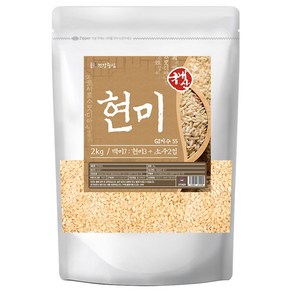 건강중심 국산 현미 쌀 24년 도정, 1개, 2kg