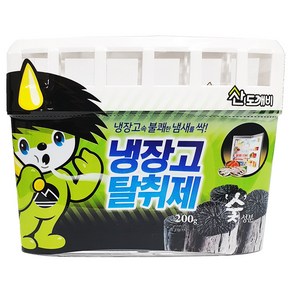 산도깨비 냉장고탈취제 숯(200g) 음식물 냄새제거