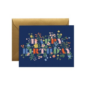 라이플페이퍼 Mayfair Birthday Card 생일 카드