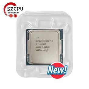 인텔 코어 i9-11900KF i9 3.5 GHz 8 16 스레드 CPU 125W LGA 1200 선풍기 없음 신제품, 한개옵션0