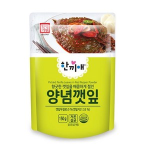 한성 한끼애 양념깻잎 150g, 3개