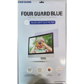 포가드 블루라이트차단필름 블루라이트컷필름 난반사방지필름 화면보호기, 27W-B(597.6x336.15), 1개