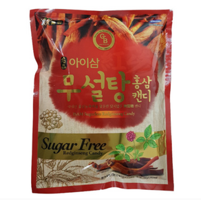 푸른빈 무설탕 홍삼 캔디 사탕 400g, 1개