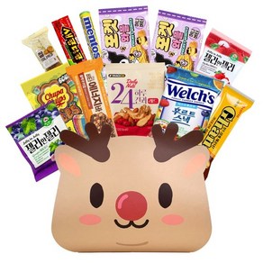 스낵24 아기 사슴 과자 선물세트 12P, 1세트, 1개, 43g