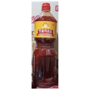 칠리 소스 핫 레벤 2kg 식당용 업소용 대용량 핫소스, 1개