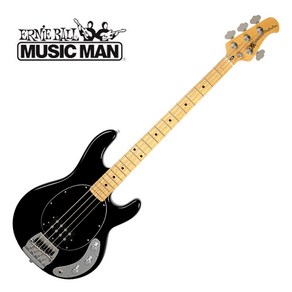 Music Man - Reto 70s Stingay / 뮤직맨 스팅레이 베이스 (Black), 1개, Black, MusicMan Reto 70s Stingay