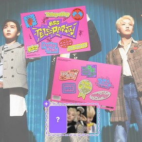 [특전] 세븐틴 부석순 싱글앨범 2집 TELEPARTY 텔레파티 청바지 BSS 승관 도겸 호시, 가 (핑크) + 특전