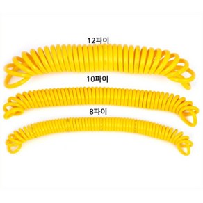 에어 코일 호스 우레탄 8mm 10mm 12mm 콤프레샤 콤프레셔 카플러 장착 국산, 10mm (10M), 1개