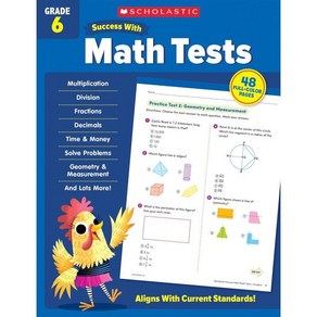 Scholastic Success with Math Tests Gade 6, ScholasticInc