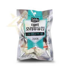 KC 테비 오리우유껌 5P 강아지껌, 1개