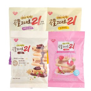 곡물그대로21 크리스피롤 딸기맛+초코맛