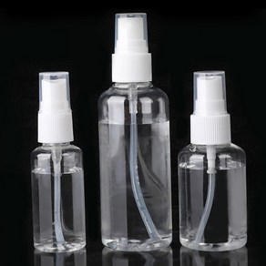 다파요몰 다양한 용량 스프레이 분사 투명 스프레이통 공병 용기, 10개, 투명100ml