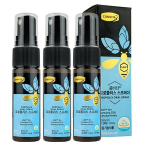 콤비타 마누카꿀 프로폴리스 스프레이 구강향균, 20ml, 3개