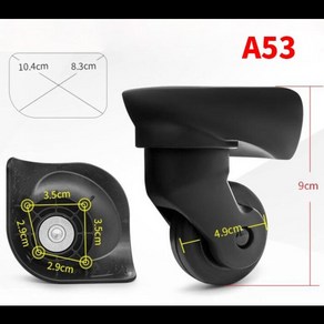 캐리어바퀴 A20-A90 트롤리 수하물 휠 액세서리 범용 부품 여행 캐스터 교체 음소거