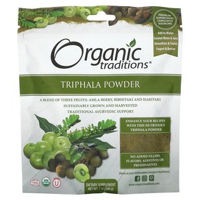 Oganic Taditions 트리팔라 분말 200g(7oz), Oganic Taditions 트리팔라..., 200g, 1개