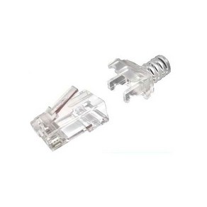 [LS전선] RJ-45 플러그 CAT.6 [LS-MP-UC6-RJ45-TR-A6] [투명/100개], 100개