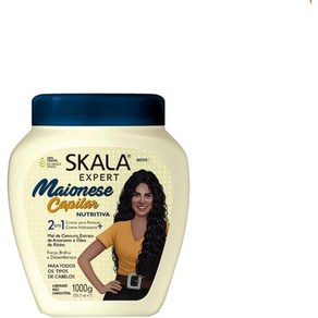 일본직발송 6. SKALA(스칼라) SKALA EXPERT MAIONESE 스칼라 전문가 마요네즈 헤어 트리트먼트 1KG 비건 B, 1 킬로그램 X 1, One Colo, 1개