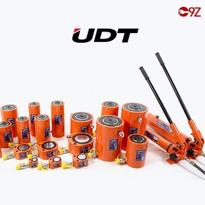 UDT 유압램 작기 램 쇼트램 유압 실린더 UR ULS 수동펌프 호스작기 UP-1BC UP-2AC, 50T * 50MM(UR-503N=503C), 1개