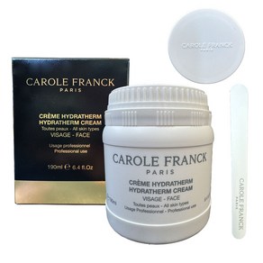 [야미룰루] 캐롤프랑크 이드라덤 크림 190ml 수분파워 유수분밸런싱 CAROLE FRANCK HYDRATHERM CREAM, 190g, 1개