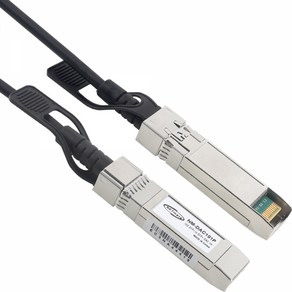 NETmate 10G SFP+ DAC 광 모듈 케이블 1M NM-DAC101P, 1개