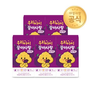 미궁365 우리아이 끙아사랑 푸룬 젤리스틱, 5박스, 280g