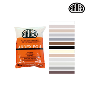 ARDEX FG4 2kg 줄눈시멘트 아덱스 프리미엄 고탄성 무기질 향균 타일 칼라메지, #277 밤부, 1개