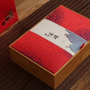월월중국식품 보이차 차보관함 차통 차관(빨강), 빨강, 1개