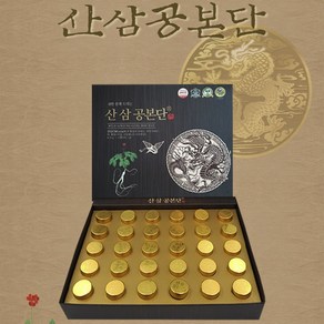 경주생약 산삼공본단 3.75gx30환 (쇼핑백동봉) 산양삼 침향 녹용 공력환 기력환, 1개, 112.5g