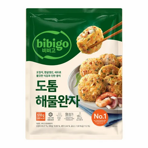 CJ 비비고 도톰 해물완자, 2개, 510g