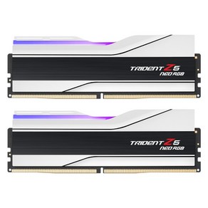 [G.SKILL] DDR5 PC5-48000 CL30 TRIDENT Z5 NEO RGB J 화이트 [64GB (32GB*2)] (6000)