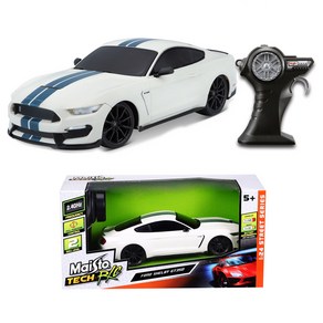 마이스토 1:24 포드 쉘비 GT350 RC 무선 조종 자동차, 화이트, 1개