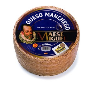 Manchego 전체 휠(7파운드 약 1kg), 1kg, 1개