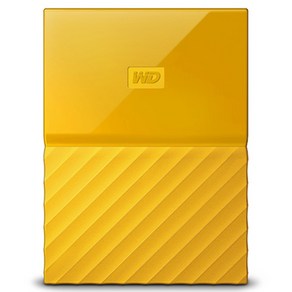 WD My Passpot 휴대용 외장하드 WDBYNN00, 1TB, 옐로우