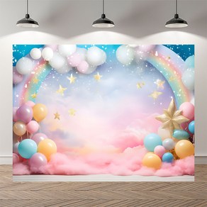 우주배경 현수막 포토존 무지개 구름 하늘 배경 스튜디오 드림 가족 파티에 적합 어린이 생일 커스텀 초상화 배너, [01] 우주배경 현수막 포토존 장식 배경 맞춤형 소년, [03] 3