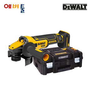 디월트 DCG409N DCG409NT 20V MAX FLEXVOLT Advantage 5인치 충전그라인더 본체 케이스 포함 - 배터리 충전기 옵션, DCG409NT 본체+케이스, 1개