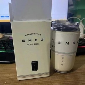 SMEG 뜨거운 커피 절연 스테인레스 스틸 열 유리 머그잔 격실 물 흰색 보온병 스포츠 병, 5) 240ml - WHITE, 1개