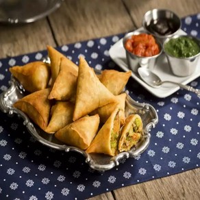 S.N. FOOD 냉동 야채 사모사(만두) (FROZEN VEGETABLE SAMOSA) 400g