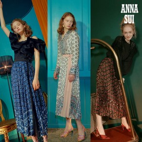 [안나수이] (ANNA SUI) 판타지아 플리츠 스커트 1종