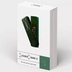 정품 Ledge 렛저 Nano X 나노엑스 그린 비트코인 하드웨어 지갑, 100개, 1GB