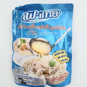 태국 파타이 농축 누들 스프 클리어 스프 Fathai noodles soup clea soup woldfood, 3개, 350g