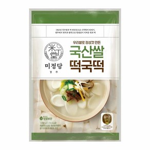 cj 즐거운동행 미정당 국산쌀떡국떡 1kg 1개