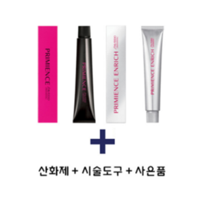 시세이도 프리미언스 프리미엄 셀프염색약80g+산화제+시술도구4종, EBV5엑스트라바이올렛