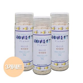 강아지 사료 토핑 어니스트 북어반찬, 3개, 25g