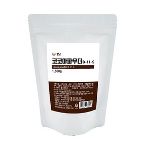 코코아파우더 D-11-S, 1.5kg, 1개, 1개입