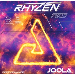 [줄라]RHYZEN FIRE(라이젠 파이어)탁구러버/컬러러버, 블루, 1개