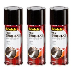 스카치 다용도 접착제 제거제, 200ml, 3개